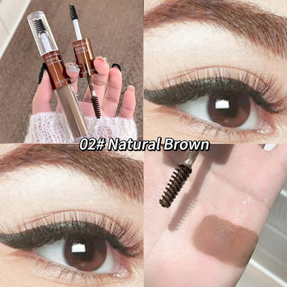 SHAQINUO Dual-Ended Eyebrow Mascara-Shape & Color with Long-Lasting Hold,Waterproof and Smudge-Proof for a Natural-Looking Finis