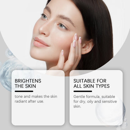 Rice Serum for Face Hydrating Brighten Skin Repair Smooth Facial Essence Gentle Exfoliation Remove Blackheads Collagen Ampoules