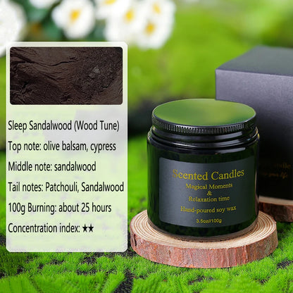 Smokeless Aromatherapy Candles Soy Wax Handmade Creative Bedroom Decoration Aromatherapy Candle Cups Handheld Gift Box