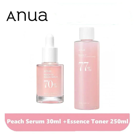 Anua Skin Care Peach Niacinamide Toner Essence 77 Moisturizing Calming for Sensitive Skin Brightens Skin Tone Suitable for Combination Skin