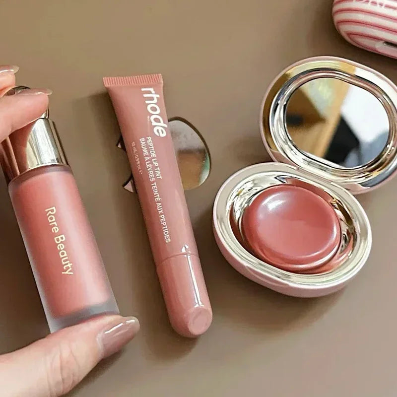 Lipstick Essence Plump Essence Gel Oil Nourishing Lips Moisturizing Care Products Blusher For Women Girls Rare Beauty Blusher