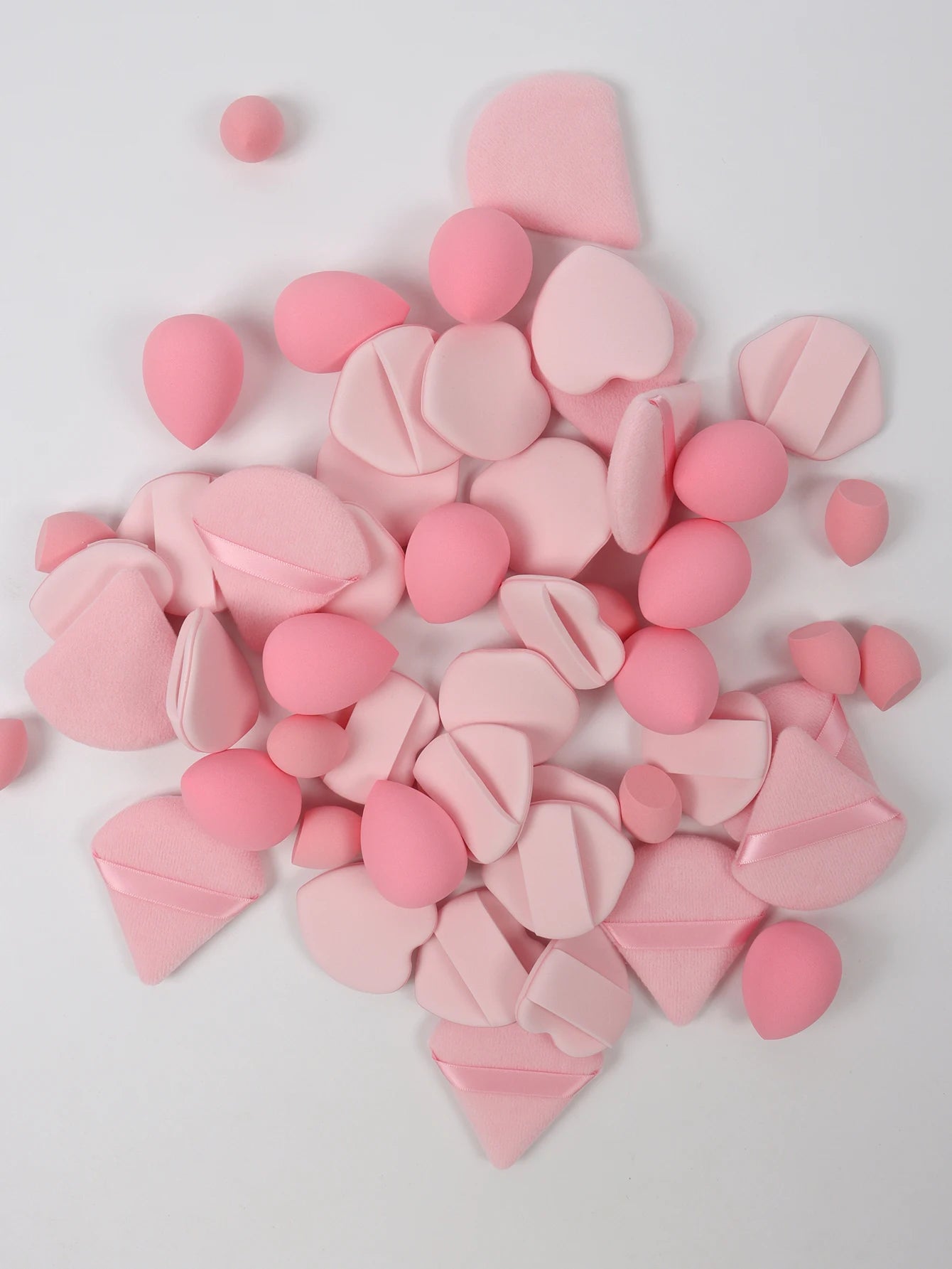 10/20/40/60Pcs Makeup Sponge, Multi-Functional Makeup Tool, Becomes Larger When Exposed to Water, Suitable for All Skin Types