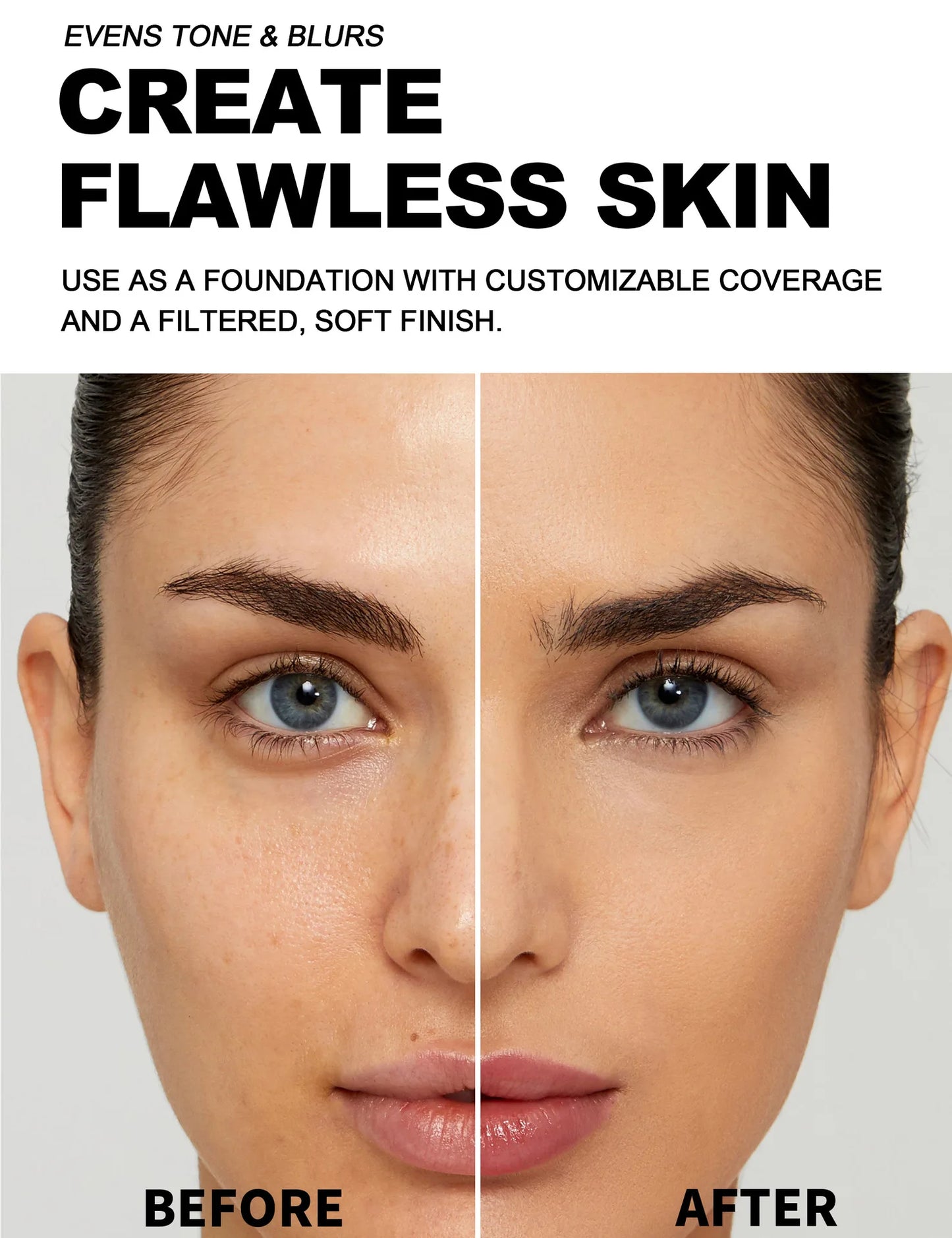 Red Shell Air Cushion Foundation Concealer Long Lasting Non-Stick Foundation