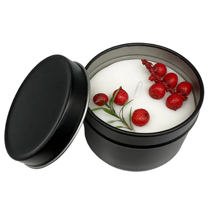 Natural Dried Flowers Aromatherapy Candles Sleep Aid Indoor Tabletop Long-Lasting Fragrance Ambient Fragrance Decorative Items