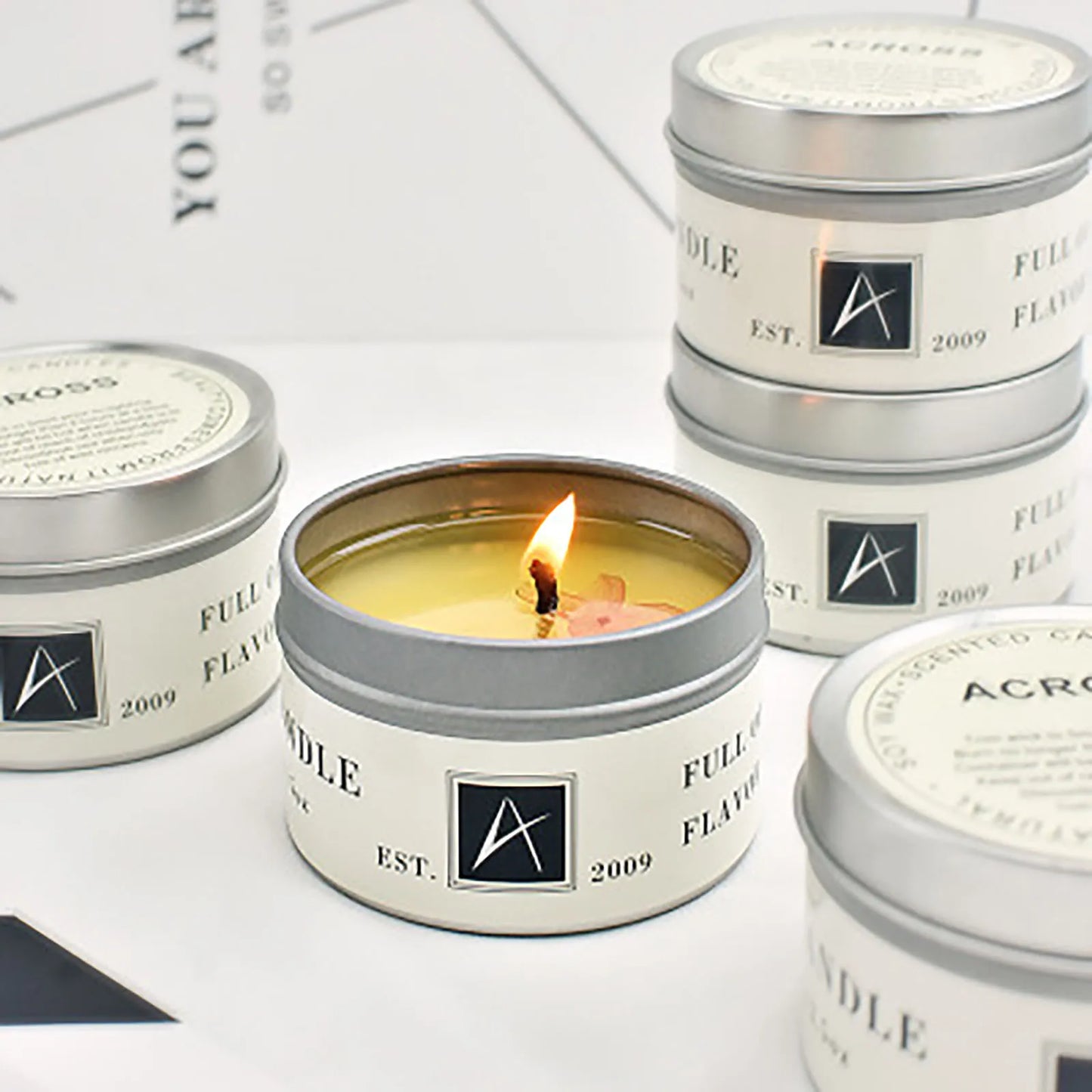Purification Aromatherapy Natural Soy Romantic Valentine's Day Wedding Candles Home Decoration Smokeless Candle Products