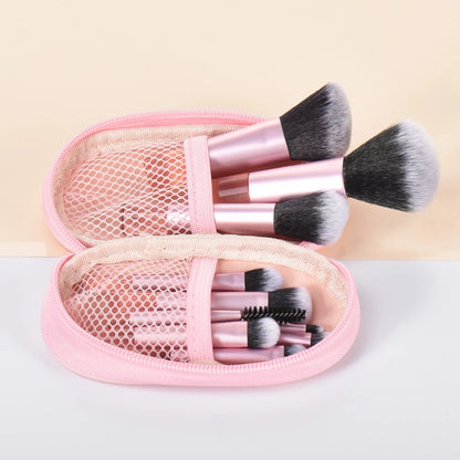 10 black Mini makeup brush Travel portable Makeup Tool Makeup Puff - Palm Brush Professional Makeup tool set