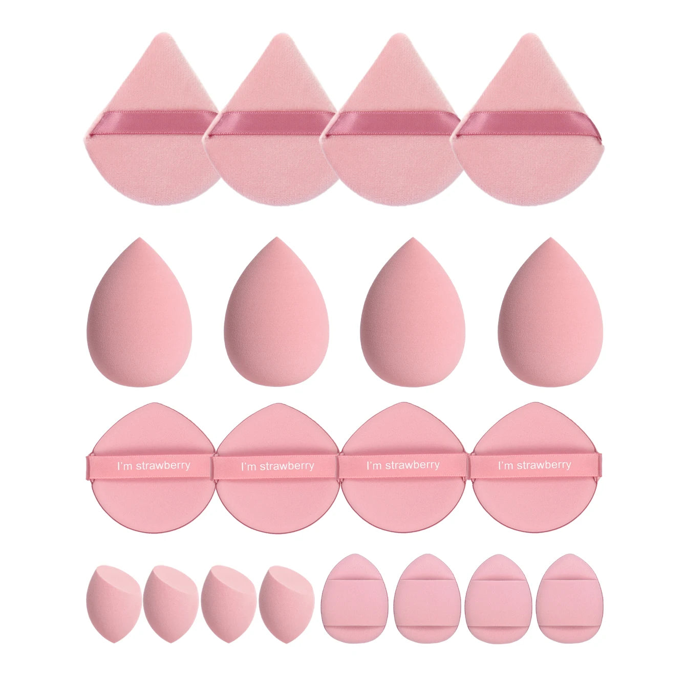10/20/40/60Pcs Makeup Sponge, Multi-Functional Makeup Tool, Becomes Larger When Exposed to Water, Suitable for All Skin Types