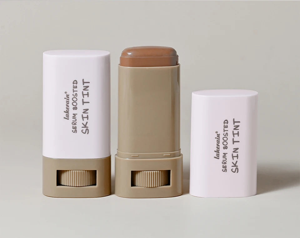 Magic Eraser Foundation Stick Serum Boosted Skin Tint Foundation Stick Smooth Plumper Hight Coverage Travel Bronze Foundation