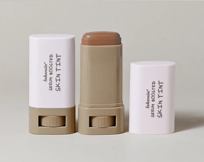 Magic Eraser Foundation Stick Serum Boosted Skin Tint Foundation Stick Smooth Plumper Hight Coverage Travel Bronze Foundation