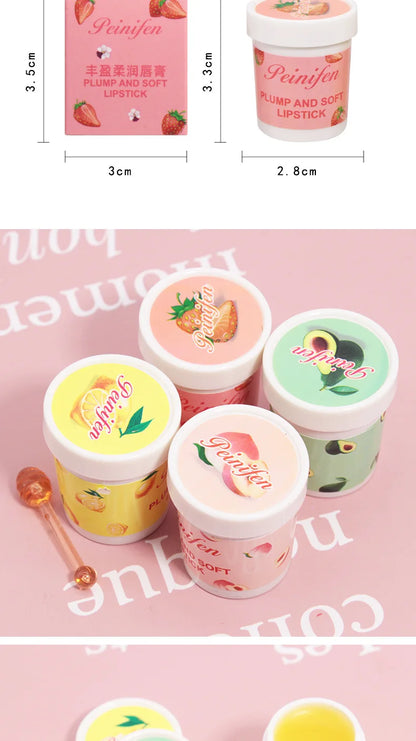 Korea Lip Sleeping Mask Colorless Makeup Lip Balm Fruit Essence Nutrious Lips Care Cream Fade Lip Lines Lipstick Primer Cosmetic