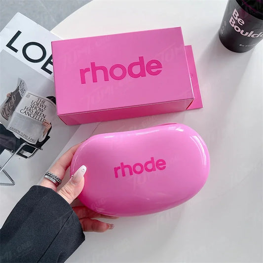 Rhode Makeup Portable Soft Silicone Storage Bag Gifts Cover Charm Woman Cosmetic Mirror Lipstick Blush Moisturizing Lip Gloss