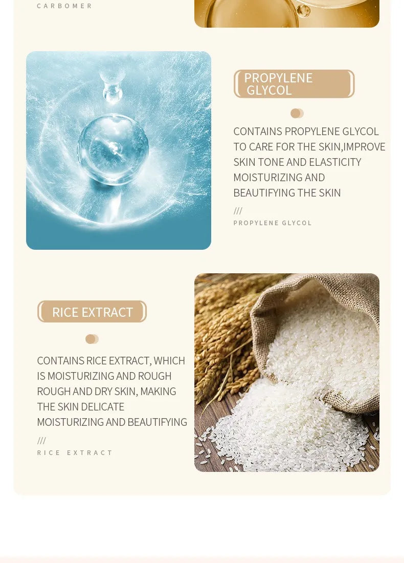 BIOAOUA Rice Puree Series Reduces Wrinkles Softens The Skin Enhances Skin Texture Moisturizes Nourishes The Skin Cleanses Face
