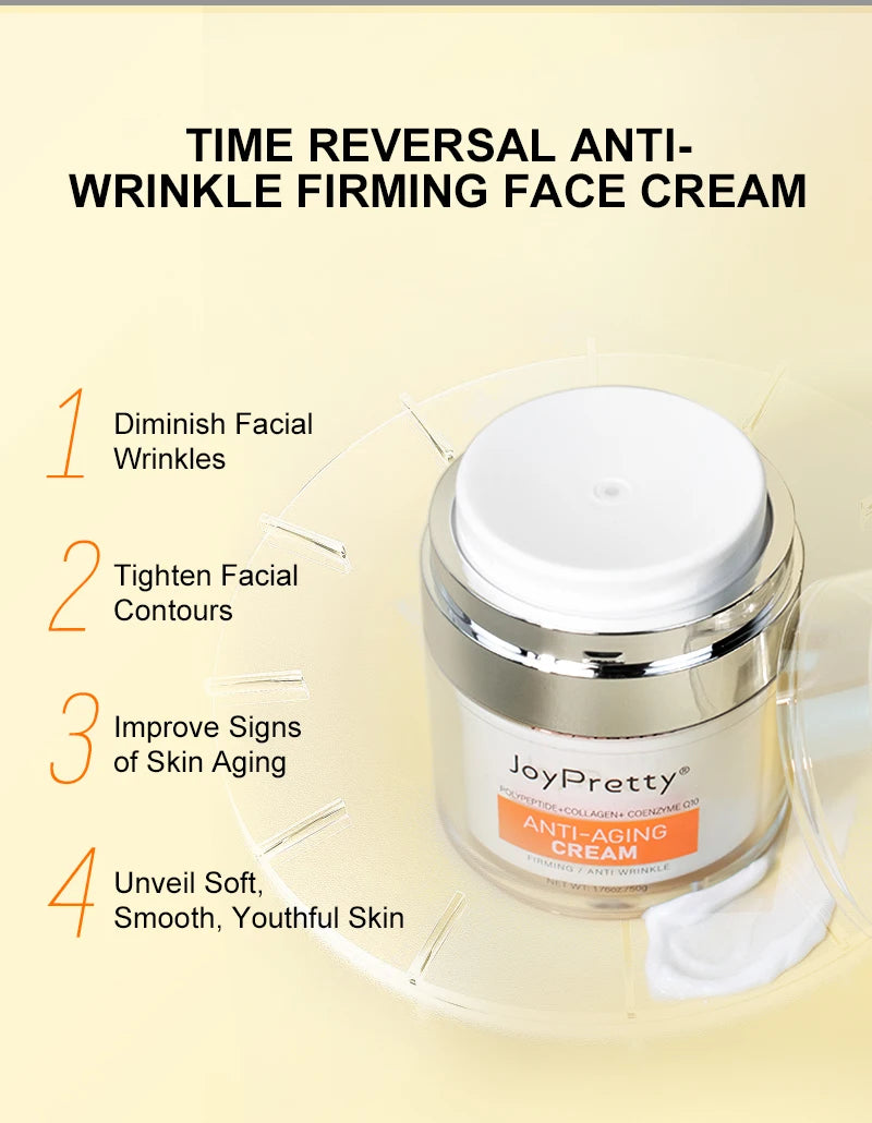 Collagen Wrinkle Remover Face Cream Rejuvenation Anti-Aging Firming Lifting Fade Fine Lines Creams Korean Skin Care JoyPretty