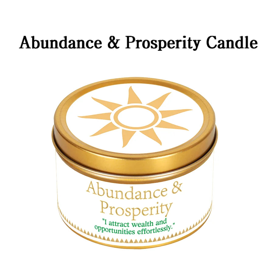 Aromatherapy Candle -Love & Relationship Crystal Ritual Candle,lasting home aromatherapy,creative anti-scalding iron can candles