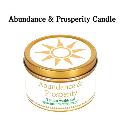 Aromatherapy Candle -Love & Relationship Crystal Ritual Candle,lasting home aromatherapy,creative anti-scalding iron can candles