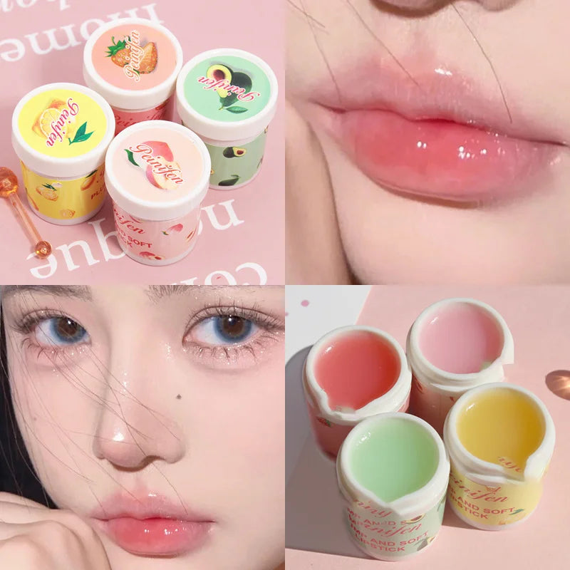 Moisturizing ice cream tube lip mask, softening and repairing of tender lips, soothing and moisturizing care, lip gloss