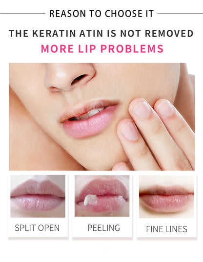 5pcs Crystal Collagen Lip Mask Lips Plumper Pink Lip Patches Moisture Nourishing Essence Korean Cosmetics Skin Care for Beauty