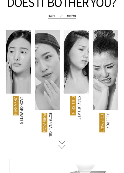 Rice hyaluronic acid essence moisturizes, moisturizes, brightens skin tone, improves skin roughness, and is a gentle serum