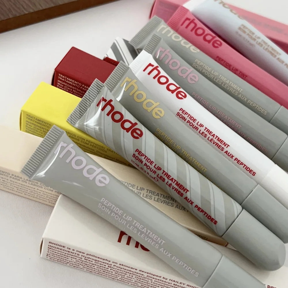 RHODE Makeup Cheek Pocket Blush Rouge Cream Blusher Stick Lip Gloss Phone Case For iPhone Data Cake New Lipstick Blush Gift