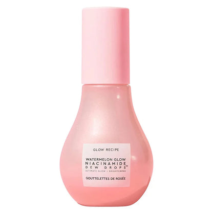 40ML Watermelon Niacinamide Brightening Essence Light Bulb Design W/ Hyaluronic Acid Vitamin E Lightweight Hydrating Face Makeup