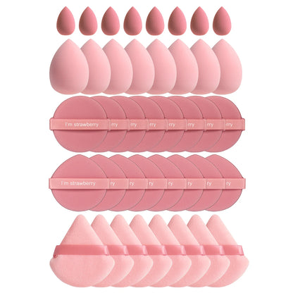 10/20/40/60Pcs Makeup Sponge, Multi-Functional Makeup Tool, Becomes Larger When Exposed to Water, Suitable for All Skin Types