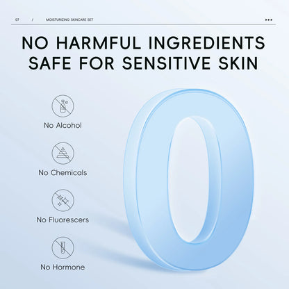 LAIKOU Nourishing Moisture Surge Hydration 3-Piece (Essence + Eye Cream + Face Cream) Skin Firming Skincare Set