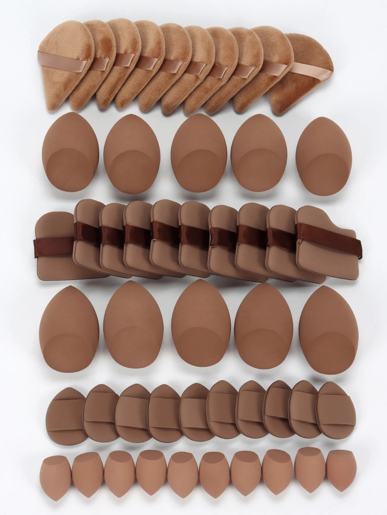 10/20/40/60Pcs Makeup Sponge, Multi-Functional Makeup Tool, Becomes Larger When Exposed to Water, Suitable for All Skin Types