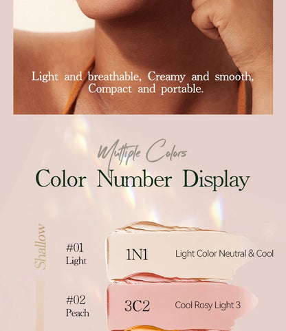Foundation Stick - Matte Finish, Blendable Cream Formula with Natural Glow, Long-Lasting, Waterproof, Easy-to-Use Makeup