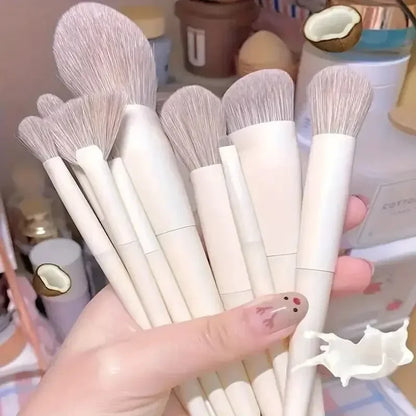 10PCS Makeup Brush, Easy To SetFoundation Blush Eyeshadow Brush Eyebrow Brush Contour Lip Face Makeup Brush Beauty Tools