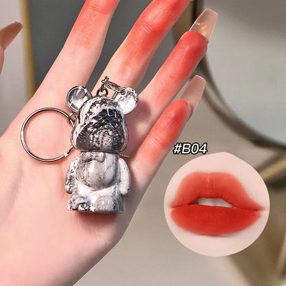 Fluid Bear Non Stick Cup Fog Lipstick Velvet Matte Silky Texture Easy To Color Lasting Does Not Fade Lip Gloss Makeup Cosmetic