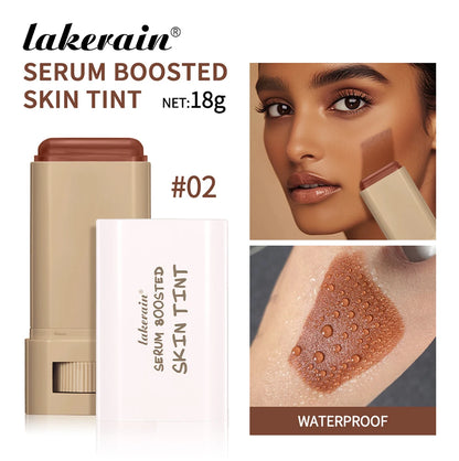 Magic Eraser Foundation Stick Serum Boosted Skin Tint Foundation Stick Smooth Plumper Hight Coverage Travel Bronze Foundation