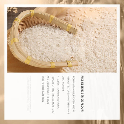 Rice hyaluronic acid essence moisturizes, moisturizes, brightens skin tone, improves skin roughness, and is a gentle serum