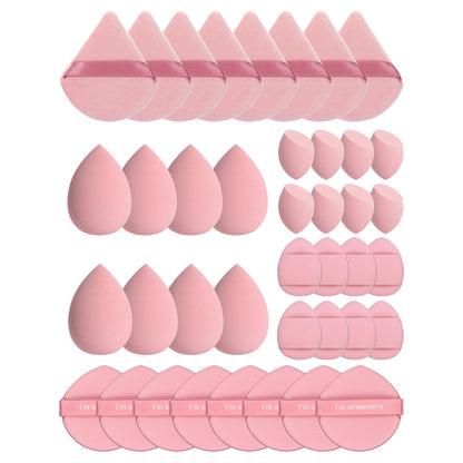 10/20/40/60Pcs Makeup Sponge, Multi-Functional Makeup Tool, Becomes Larger When Exposed to Water, Suitable for All Skin Types