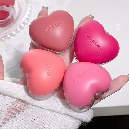 Gegebear Love Lip and Cheek Cream Matte Powder Soft Color Love Valentine's Day