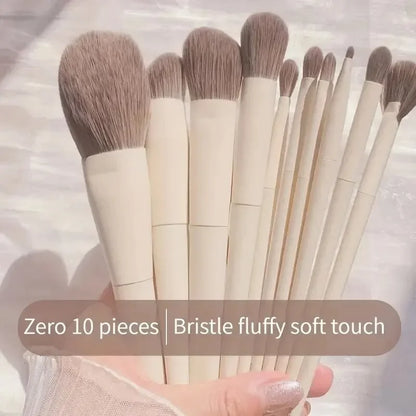 10PCS Makeup Brush, Easy To SetFoundation Blush Eyeshadow Brush Eyebrow Brush Contour Lip Face Makeup Brush Beauty Tools