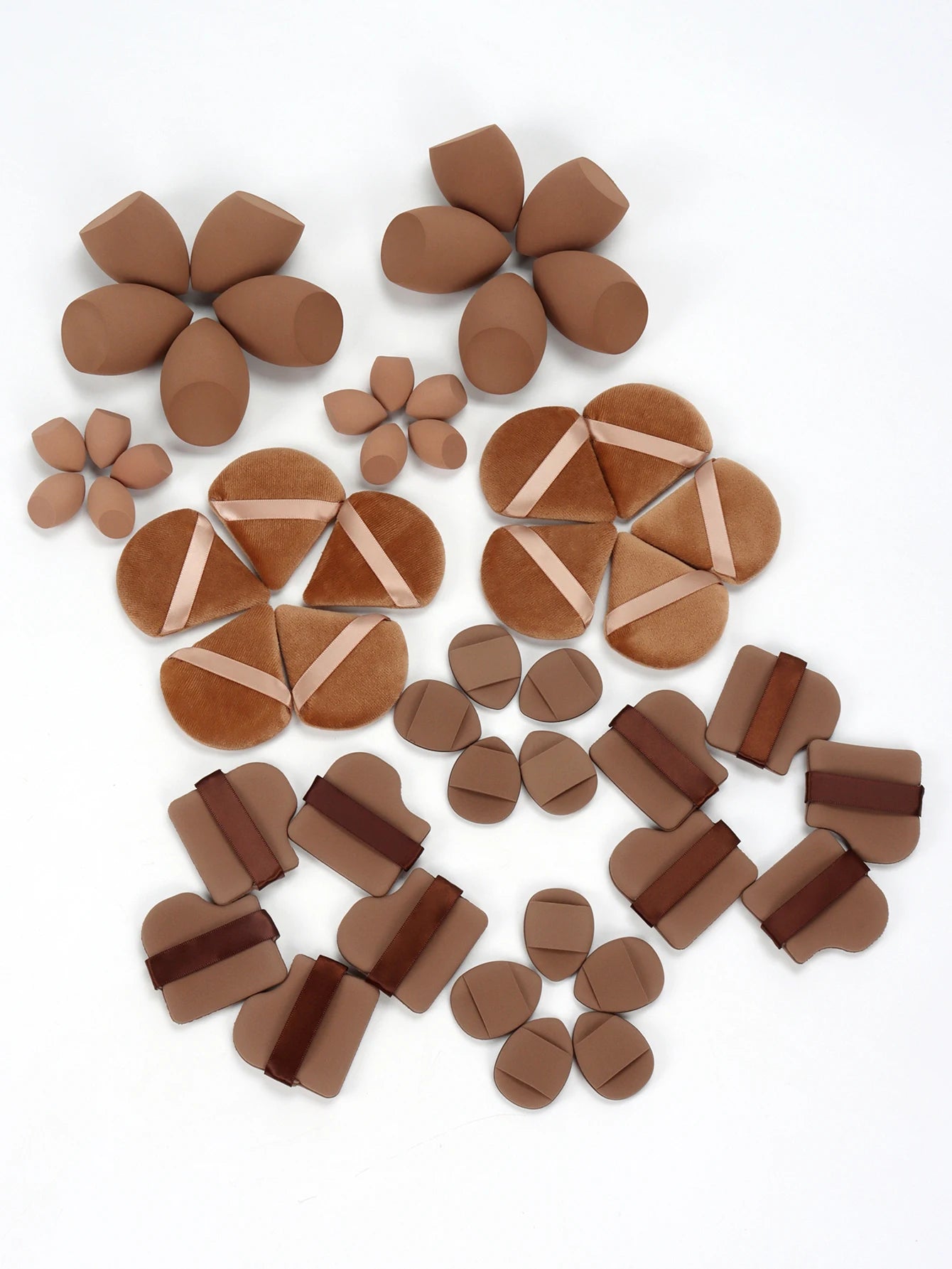 10/20/40/60Pcs Makeup Sponge, Multi-Functional Makeup Tool, Becomes Larger When Exposed to Water, Suitable for All Skin Types