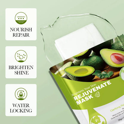 10pcs Fruits Facial Masks For Face Skincare Moisturizing Brightening Hydrating Firming Face Mask Beauty Face Skin Care Products