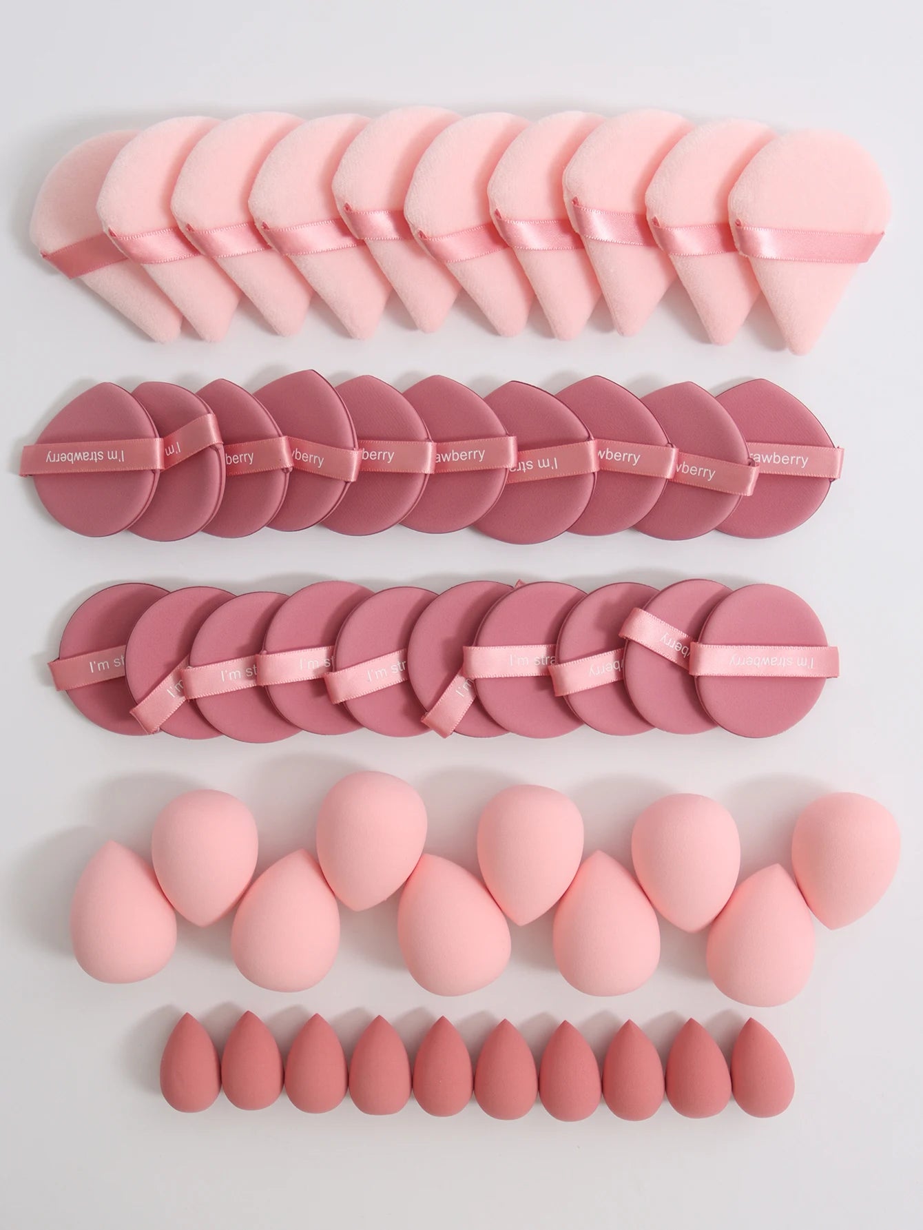10/20/40/60Pcs Makeup Sponge, Multi-Functional Makeup Tool, Becomes Larger When Exposed to Water, Suitable for All Skin Types