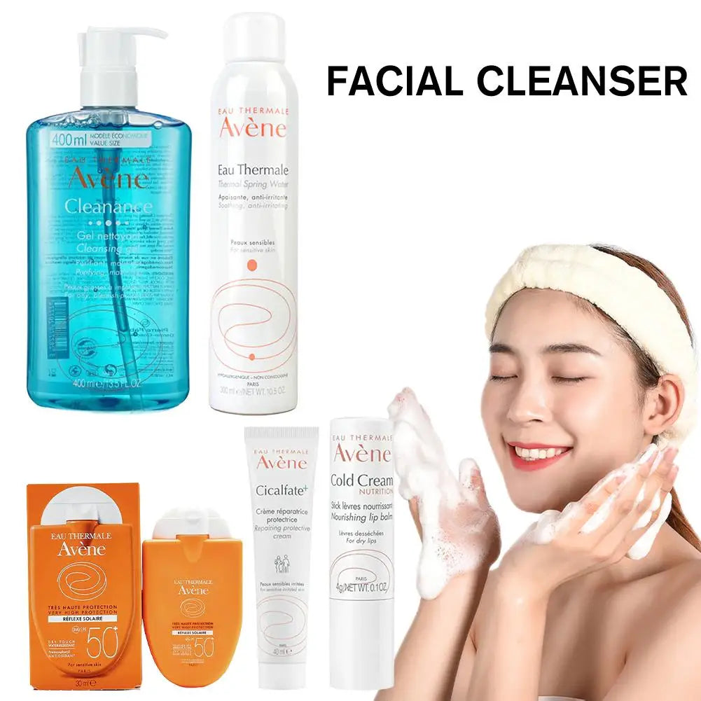 Avene Deep Cleansing Cleanser Removes Face Dirt Whitening Cream Facial Moisturizing Gel Smoothing Cold Cream Skin Care