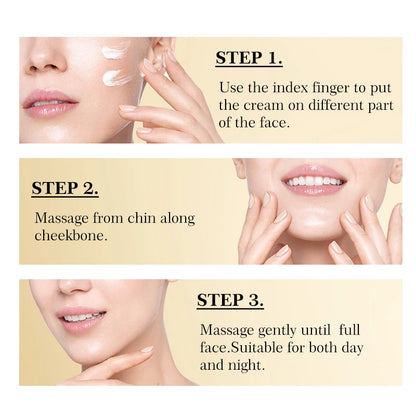 Korean Skincare Anti-Aging Face Cream Moisturizing Brighten Reduce Melanin Wrinkle Control Oil Shrink Pores Whitening for Unisex
