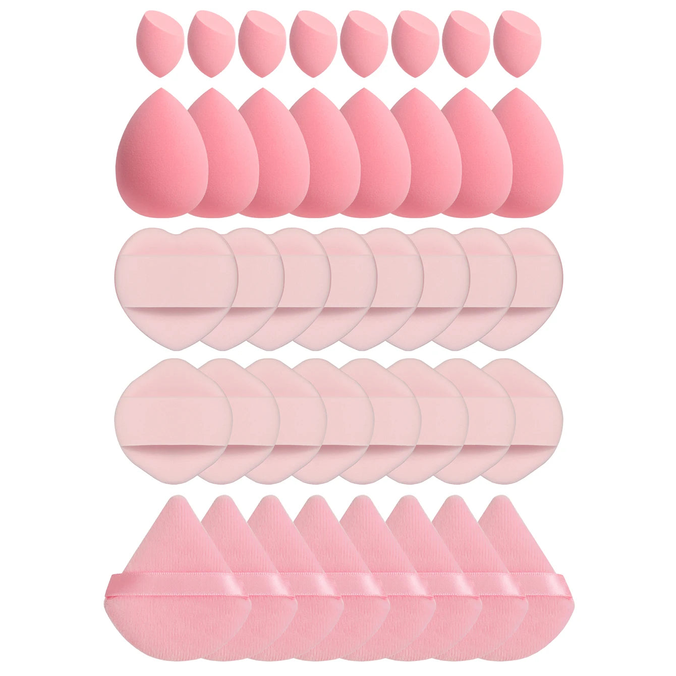 10/20/40/60Pcs Makeup Sponge, Multi-Functional Makeup Tool, Becomes Larger When Exposed to Water, Suitable for All Skin Types