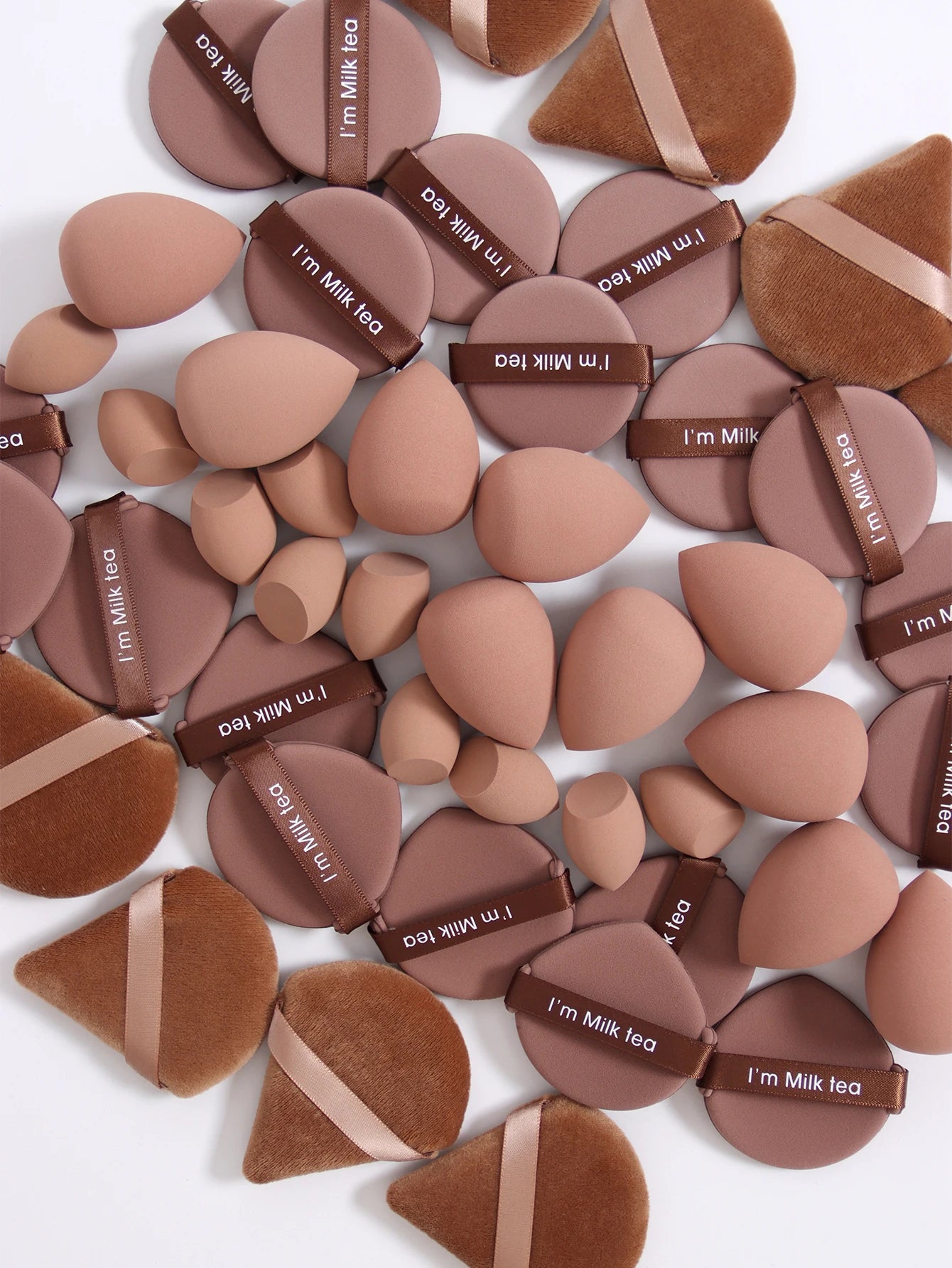 10/20/40/60Pcs Makeup Sponge, Multi-Functional Makeup Tool, Becomes Larger When Exposed to Water, Suitable for All Skin Types