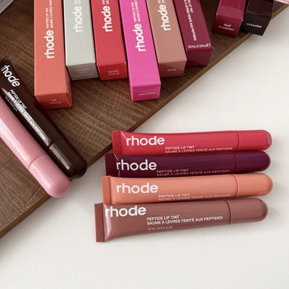 RHODE Makeup Cheek Pocket Blush Rouge Cream Blusher Stick Lip Gloss Phone Case For iPhone Data Cake New Lipstick Blush Gift