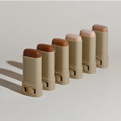 Magic Eraser Foundation Stick Serum Boosted Skin Tint Foundation Stick Smooth Plumper Hight Coverage Travel Bronze Foundation