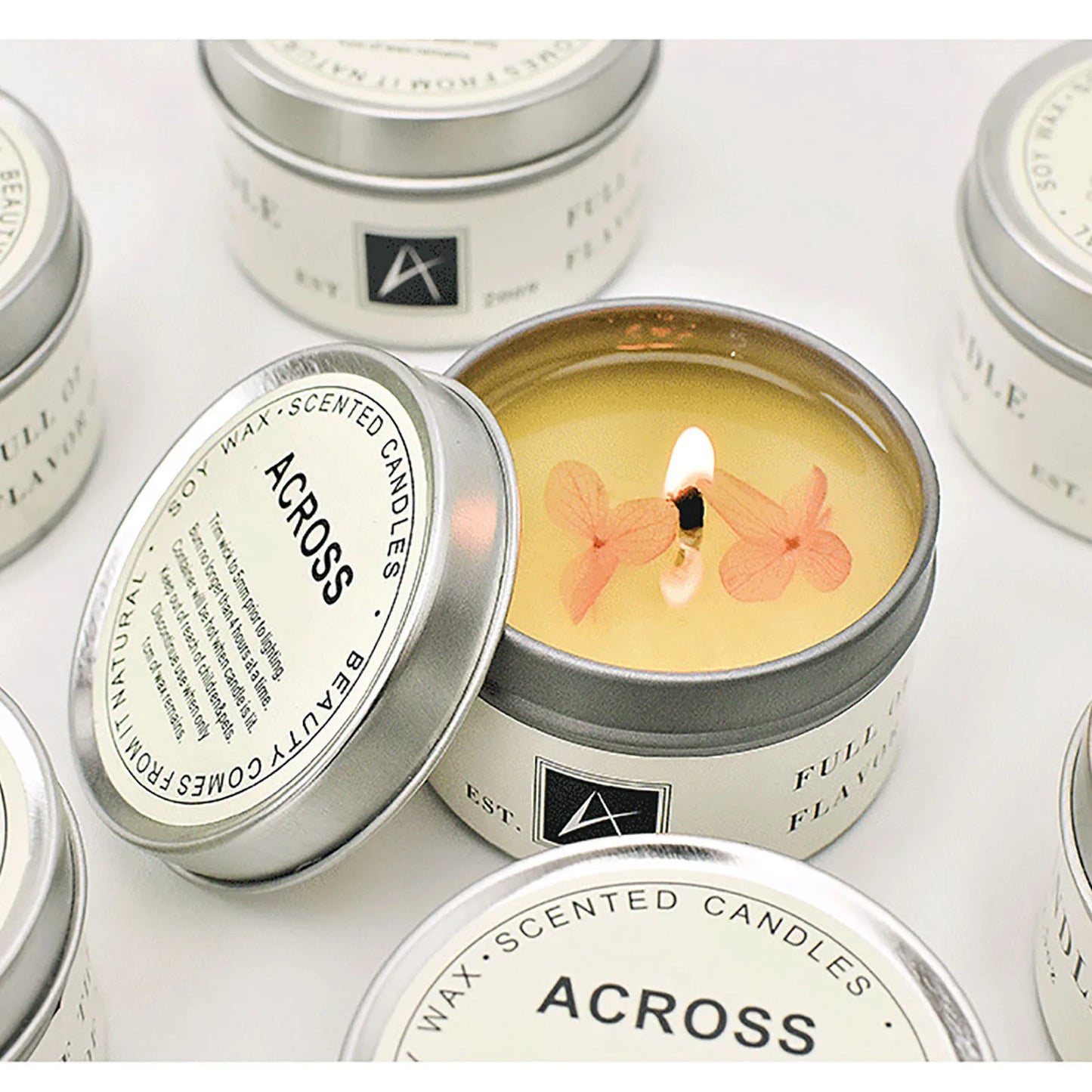 Purification Aromatherapy Natural Soy Romantic Valentine's Day Wedding Candles Home Decoration Smokeless Candle Products