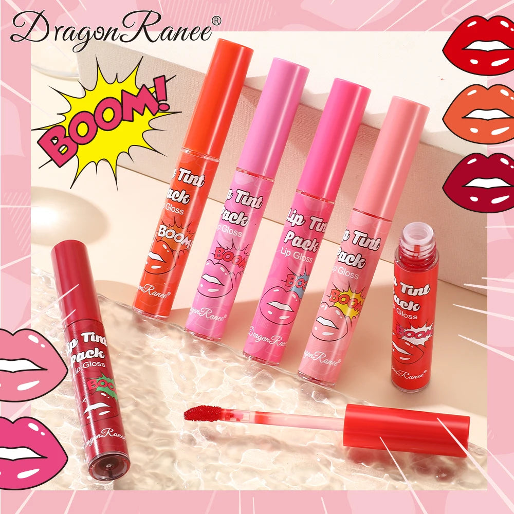 Tear-Off Lip Gloss, Waterproof and Long-Lasting, Suitable for All Skin Types, Hydrating and Moisturizing Lip Balm, Non-Fading, N