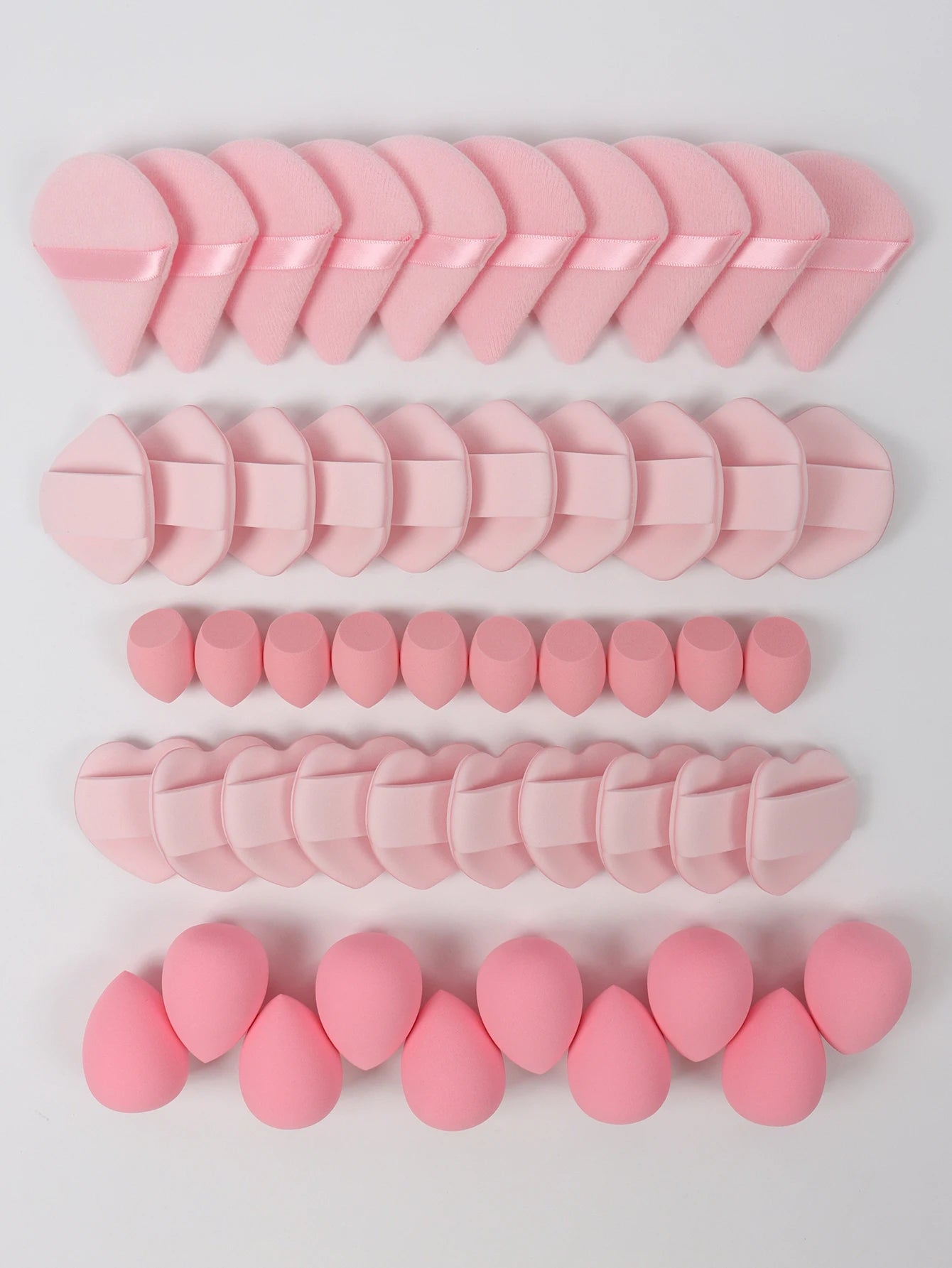 10/20/40/60Pcs Makeup Sponge, Multi-Functional Makeup Tool, Becomes Larger When Exposed to Water, Suitable for All Skin Types