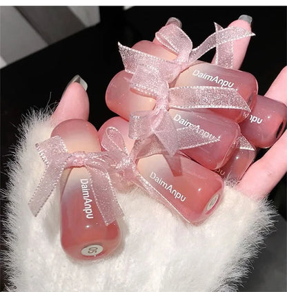 Sweet Lip Gloss Jelly Lip Glaze Moisturizing Lip Tint Mirror Waterproof Non-stick Cup Solid Makeup LipOil Lipstick Cosmetic