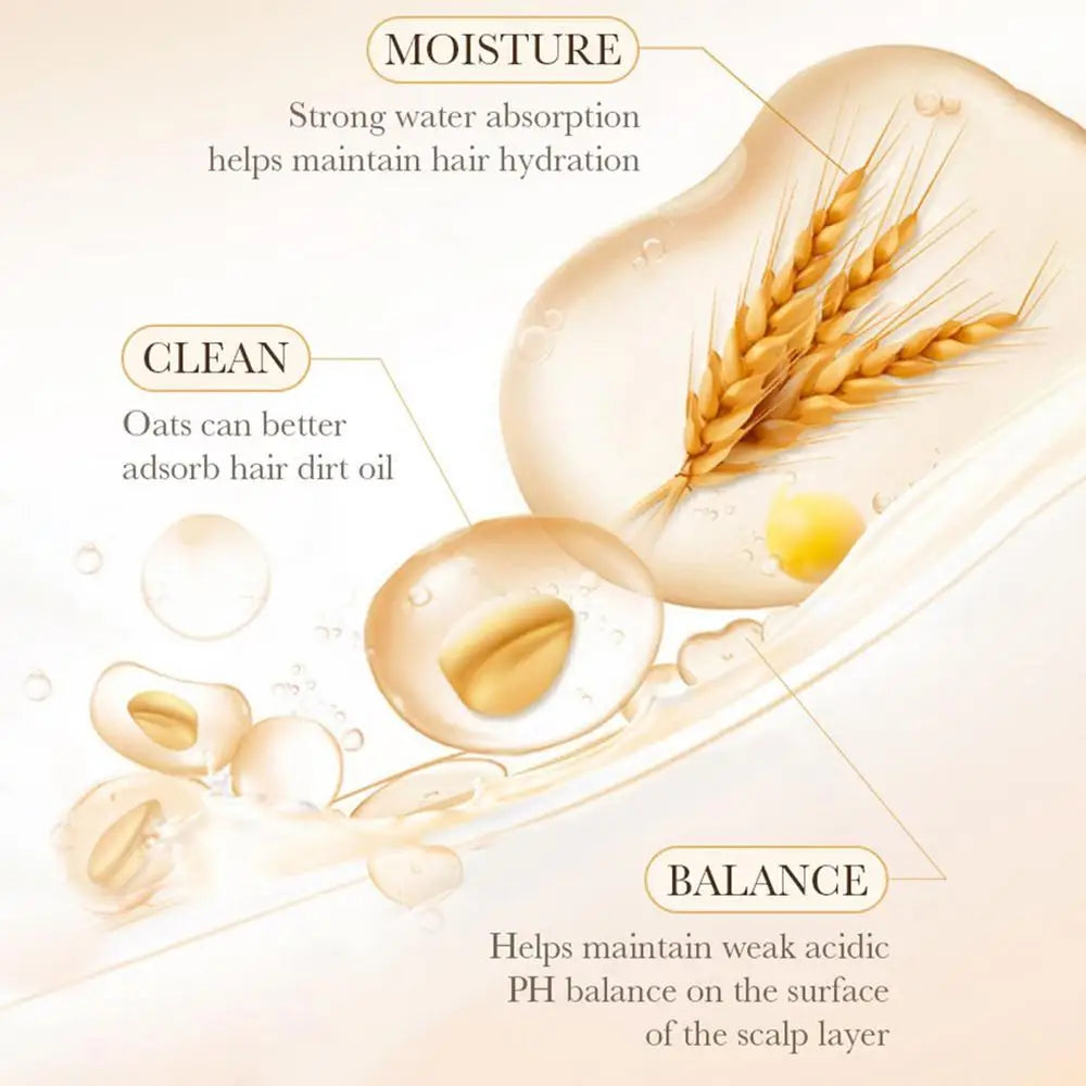 Rice Moisturizing Shampoo Hair Strengthening Shampoo For Hair Cleansing Brittle And Dry Hair Moisturizer For Dry Oily Hair For