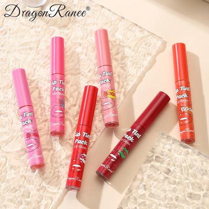 Tear-Off Lip Gloss, Waterproof and Long-Lasting, Suitable for All Skin Types, Hydrating and Moisturizing Lip Balm, Non-Fading, N